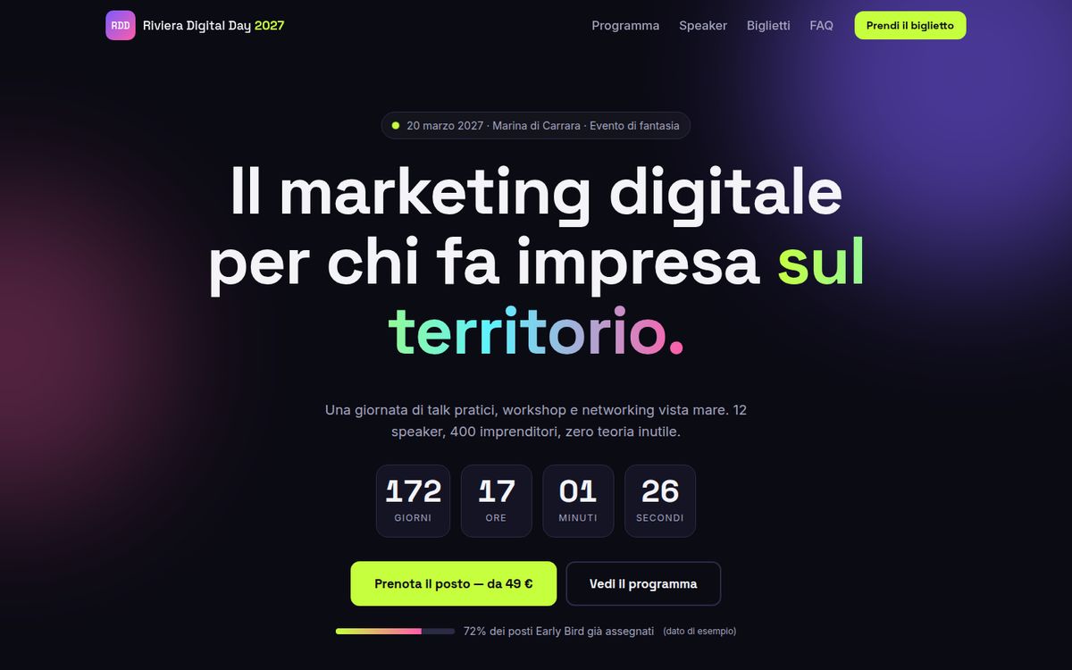 Anteprima della demo Riviera Digital Day