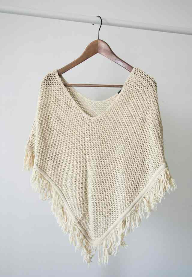 Poncho Traforato