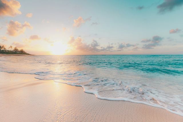 Tramonto dalla spiaggia