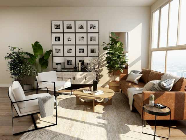 Tavolino Luni – Bianco Carrara, piano tondo Ø 80 cm