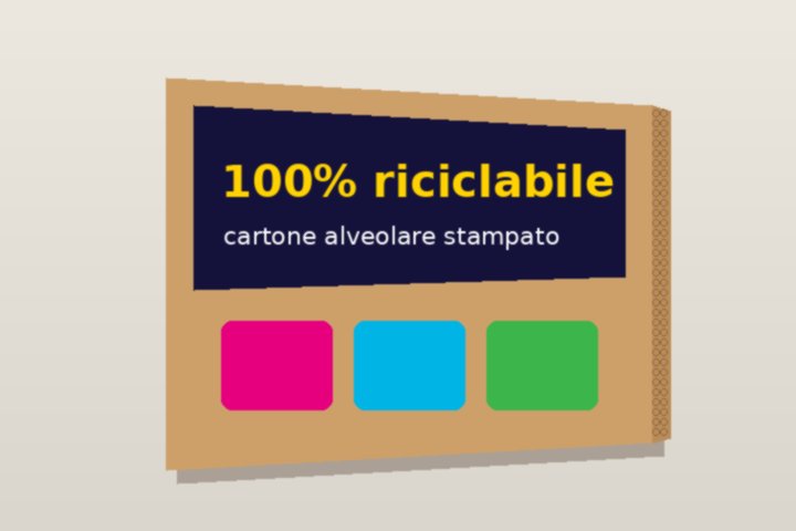 Pannelli in cartone alveolare