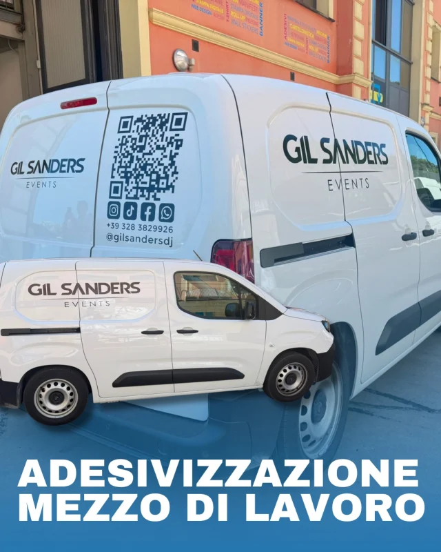 Adesivizzazione furgone da lavoro – Gil Sanders – GOU Pubblicità