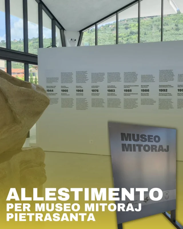 Allestimento espositivo per Museo Mitoraj Pietrasanta – GOU Pubblicità